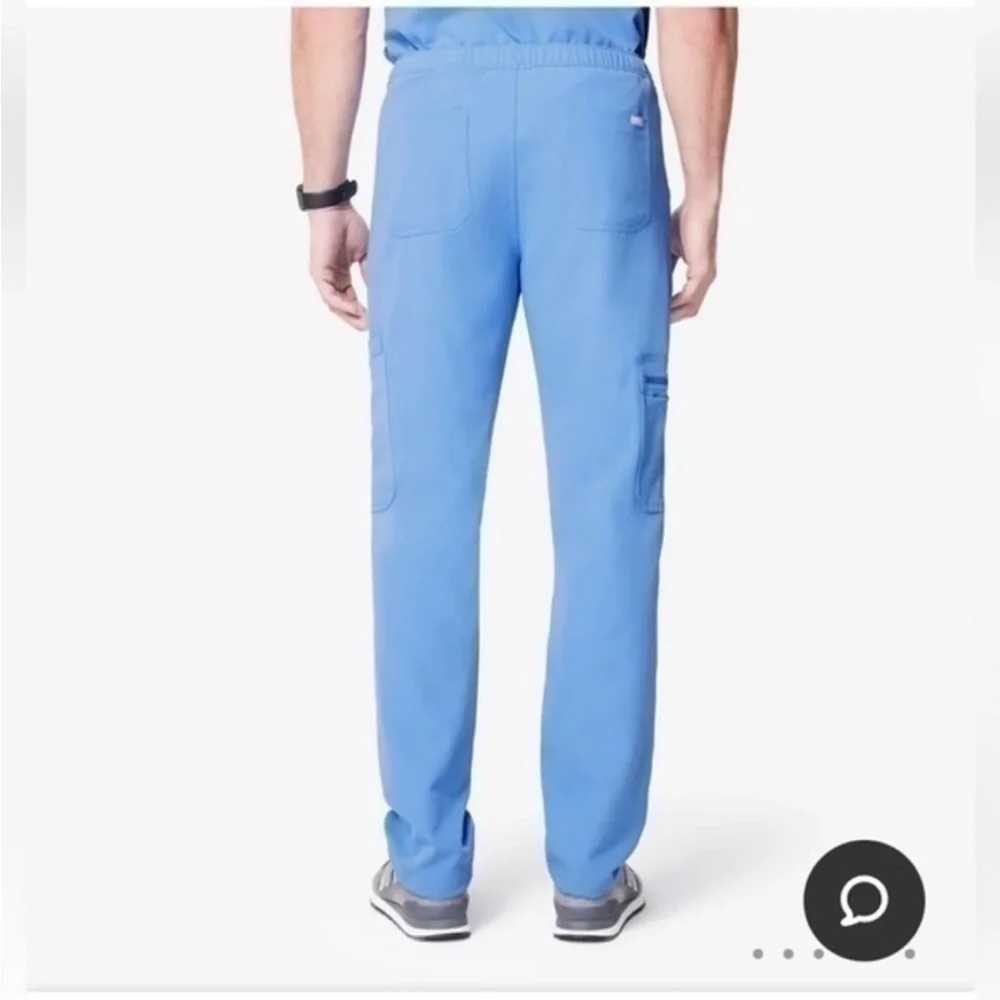 Figs Men's Cargo Pants in Light Blue